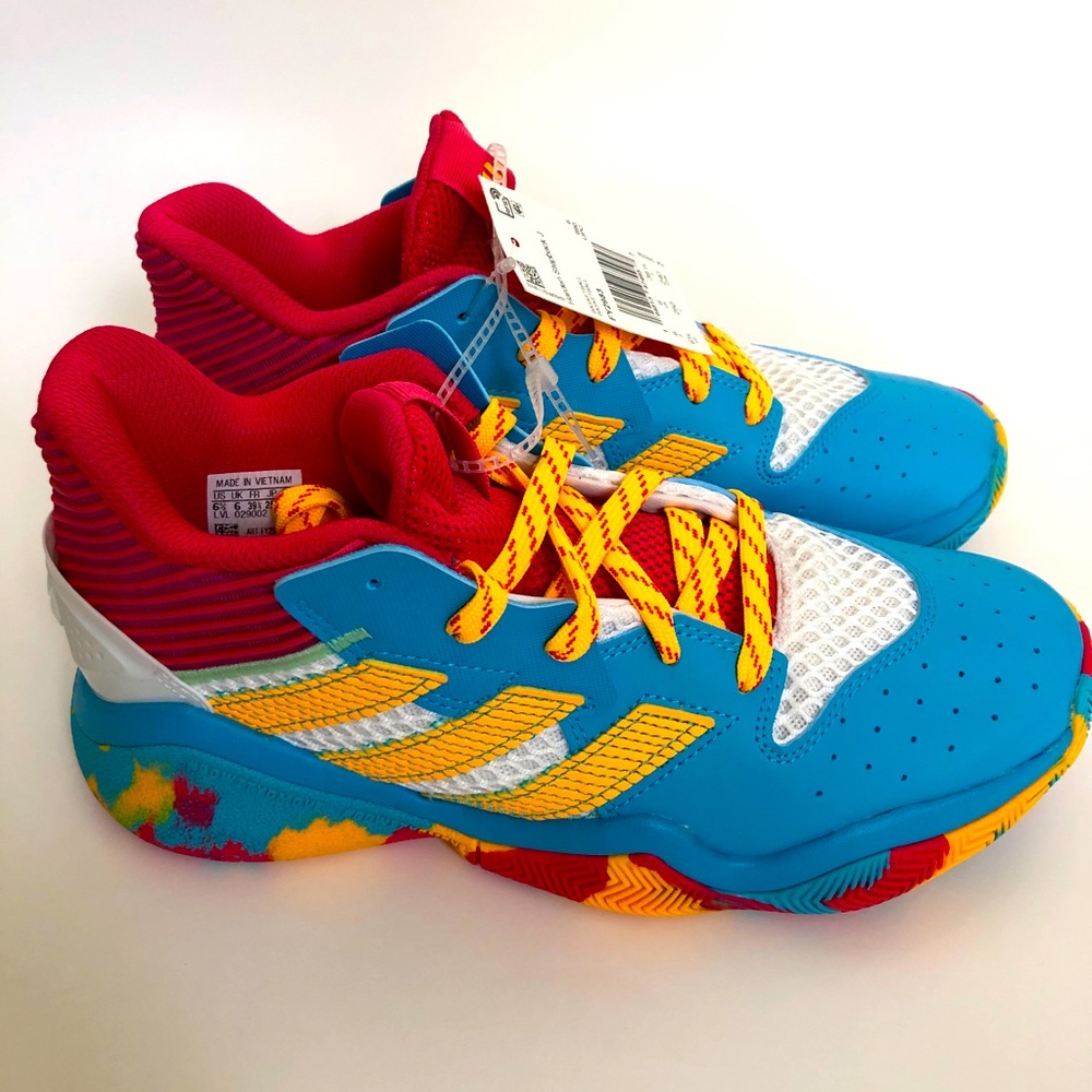 Adidas Harden Stepback J FY2983 Cyan Solar Sz 6.5